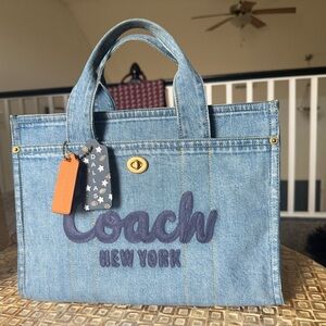 Coach Denim Tote 26